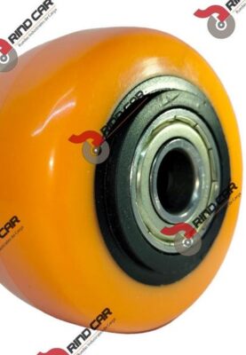 Rueda 2-1/2" Naranja Capacidad 80Kg