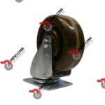 Rodaja fenólica Alta Temperatura Giratoria 4″ X 1-1/2″ Cap. 181Kg