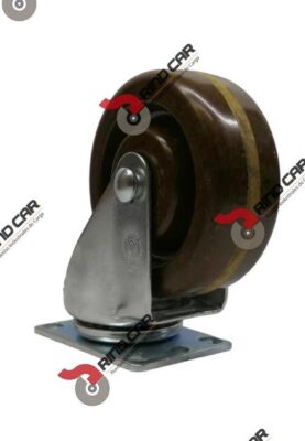 Rodaja fenólica Alta Temperatura Giratoria 4″ X 1-1/2″ Cap. 181Kg