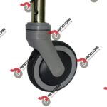 Rueda Rodaja Giratoria 5" Cap.200Kg Para Camilla