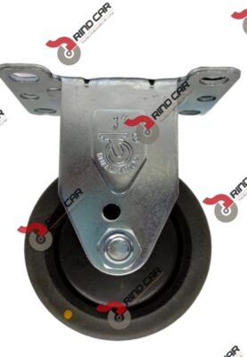 Rueda Rodaja Fija  3"X1-1/4" Placa Termo Esd Cap.200LBS