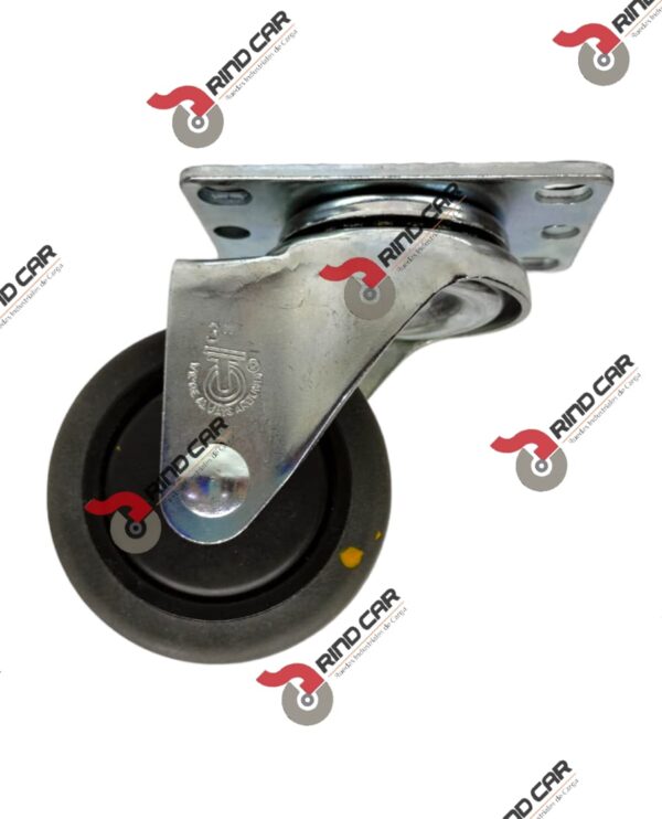 Rueda Rodaja Giratoria 3"X1-1/4" Placa termo Esd Cap.200LBS - Image 2