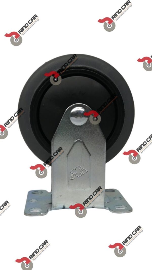 Rueda Rodaja Fija  4"X1-1/4" Placa Termo Esd Cap.250LBS (copia) - Image 3