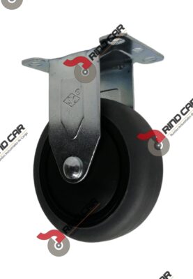 Rueda Rodaja Fija  4"X1-1/4" Placa Termo Esd Cap.250LBS (copia)