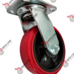 Rueda Rodaja Giratoria 6"X2" Poliuretano Con Polipropileno Cap.250Kg