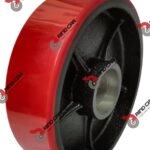 Rueda Rodaja De Direccion  P/Patin Fierro Vaciado PU 7X2"Cap.500kg