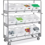 Carrito  de Recolección Equipado Con Ruedas Cap.  453kg