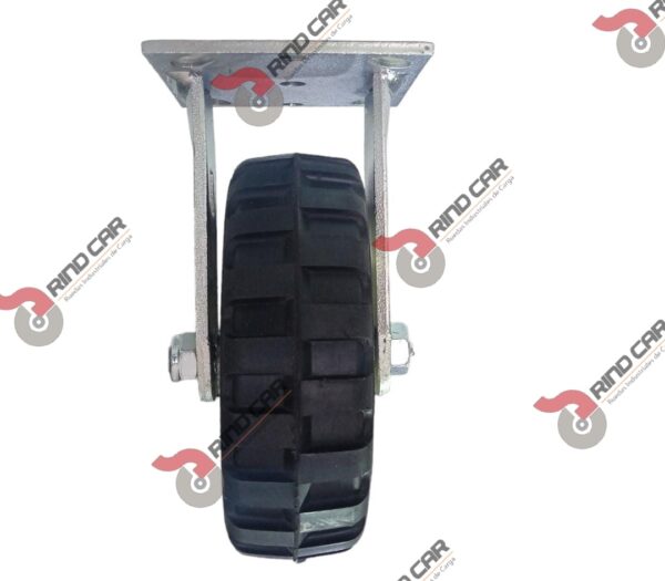 Rodaja fija De 6"X2" Rueda De huele Tipo Tractor Lamina tropicalizada Cap Carga 110Kg - Image 3