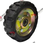 Rueda De  6"X2" De Hule Tipo Tractor Lamina Tropicalizado Cap Carga 110Kg
