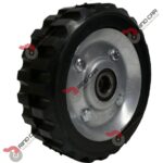 Rueda De 6"X2" De Hule TIipo Tractor Económica Rin Lamina  Cap. Carga100Kg