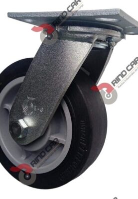 Rodaja Colson Giratoria De 6"X2" Rueda Performa Rubber Cap. Carga 600 Lbs