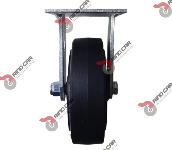Rodaja Colson Fija De 6"X2" Rueda Performa Rubber Cap. Carga 600 Lbs - Image 2