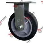 Rodaja Colson Fija De 6"X2" Rueda Performa Rubber Cap. Carga 600 Lbs