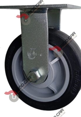 Rodaja Colson Fija De 6"X2" Rueda Performa Rubber Cap. Carga 600 Lbs