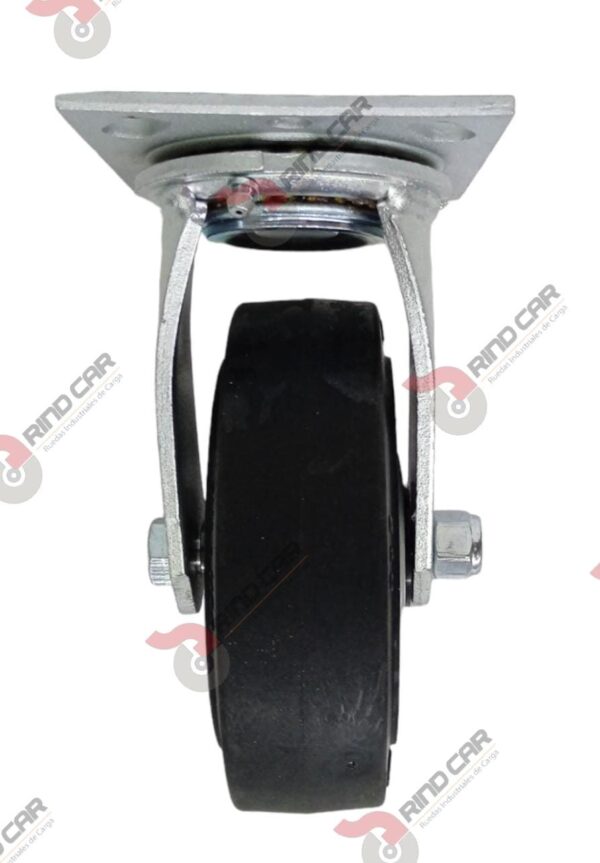 Rodaja Colson Giratoria De 6"X2" Rueda Performa Rubber Cap. Carga 600 Lbs - Image 2