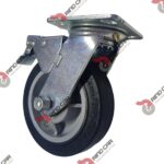 Rodaja Giratoria Con Freno Total De 6"X2" Rueda Performa Rubber Cap Carga 600 Lbs