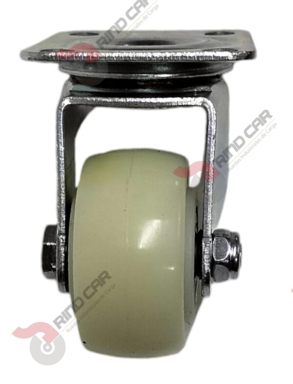Rodaja Giratoria De 1-5/8" De Polivinil (Blanca) Cap.20kg - Image 3