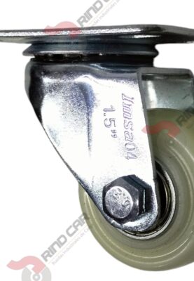 Rodaja Giratoria De 1-5/8" De Polivinil (Blanca) Cap.20kg
