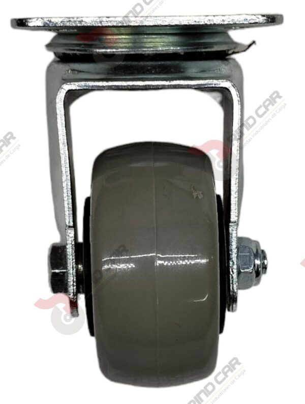 Rueda Rodaja Giratoria De 2" De Polivinil (Gris) Imsa Cap.30kg - Image 2