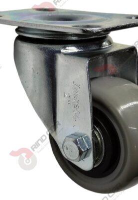 Rueda Rodaja Giratoria De 2" De Polivinil (Gris) Imsa Cap.30kg