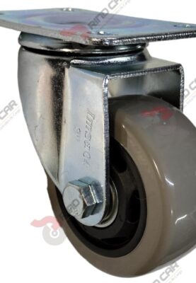 Rodaja Giratoria De 3" Polivinil (Gris) Imsa Cap.100kg