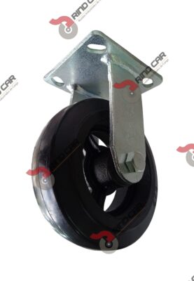 Rodaja Fija 6"x2" Fierro Hule Cap. 249 Kg