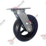 Rodaja Giratoria 8"x2"  Fierro Hule Vulcanizado Cap. 420 Kg