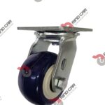 Rodaja Giratoria 4"x2" de Poliuretano con centro de Polipropileno cap. 300kg