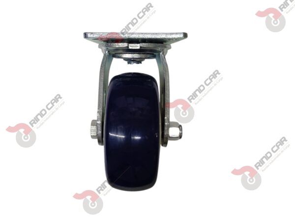 Rodaja Giratoria 6"x2 de Poliuretano con centro de Polipropileno cap. 450kg - Image 3