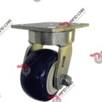 Rodaja Giratoria Alto Impacto 4"x2" de Poliuretano con centro de Polipropileno cap. 340kg