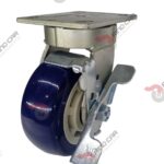 Rodaja Alto Impacto Con Freno 5"x2 de Poliuretano con centro de Polipropileno cap. 400kg