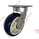 Rodaja Alto Impacto 6"x2 de Poliuretano con centro de Polipropileno cap. 490kg