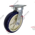 Rodaja Alto Impacto 8"x2 de Poliuretano con centro de Polipropileno cap. 580 kg