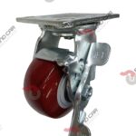 Rodaja Giratoria Con Freno 4"x 2 Hi-Tech de poliuretano CAP. 272 kg