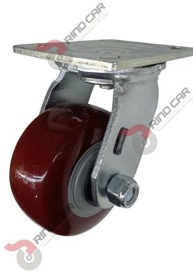 Rodaja Giratoria 4"x 2 Hi-Tech de poliuretano CAP. 272 kg