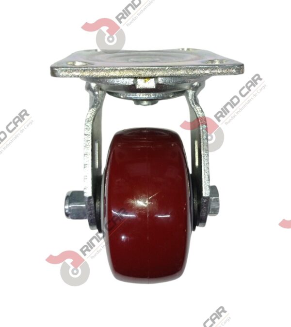 Rodaja Giratoria 4"x 2 Hi-Tech de poliuretano CAP. 272 kg - Image 3