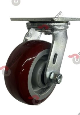 Rodaja Giratoria 5"x 2 Hi-Tech de poliuretano CAP. 340 kg