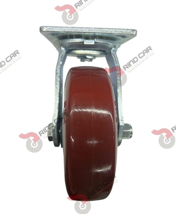Rodaja Giratoria 6"x 2 Hi-Tech de poliuretano CAP. 408 kg - Image 3