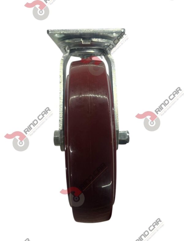 Rodaja Giratoria 8"x 2 Hi-Tech de poliuretano CAP. 453 kg - Image 3