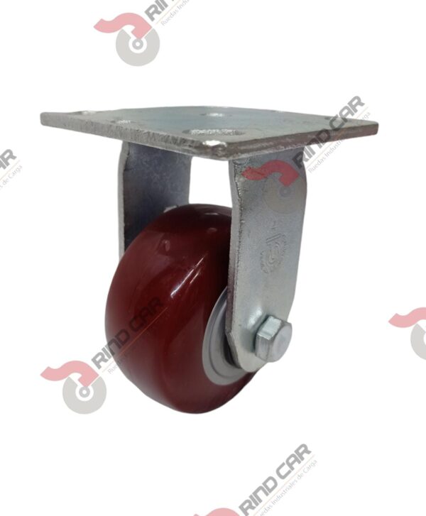 Rodaja Fija 4"x 2 Hi-Tech de poliuretano CAP. 272 kg