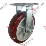 Rodaja Fija 8"x 2 Hi-Tech de poliuretano CAP. 453 kg