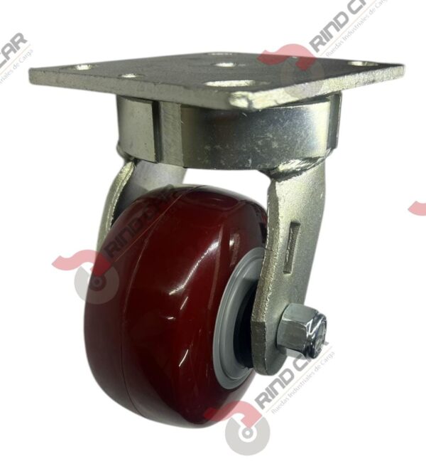 Rodaja Alto Impacto 4"x 2 Hi-Tech de poliuretano CAP. 312 kg