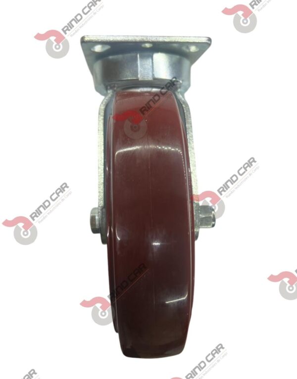 Rodaja Giratoria Alto Impacto 8"x 2 Hi-Tech de poliuretano CAP. 500 kg - Image 3