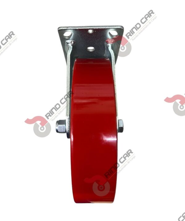 Rodaja Fija De Fierro Recubierta De Poliuretano  8"X 2" CAP. 680KG - Image 3