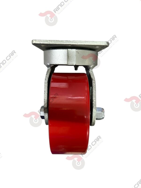 Rodaja Alto Impacto De Fierro Recubierta De Poliuretano  5"X 2" CAP. 493KG - Image 3