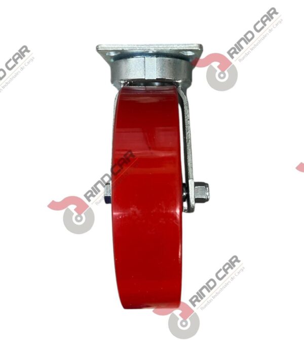 Rodaja  8"X 2 " Alto Impacto De Fierro Recubierta De Poliuretano 8"X 2" CAP. 720KG - Image 3