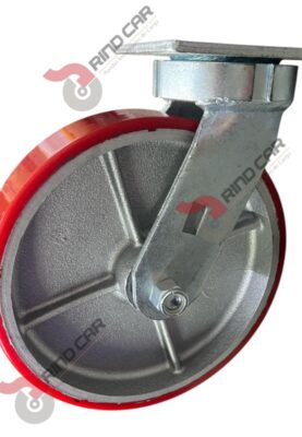 Rodaja  8"X 2 " Alto Impacto De Fierro Recubierta De Poliuretano 8"X 2" CAP. 720KG