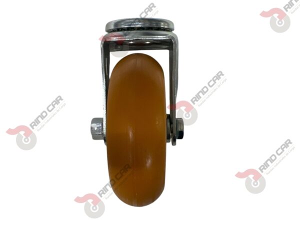 Rodaja Ojillo De Poliuretano Con Centro De Aluminio 4"x 1-1/4" CAP. 200 kg - Image 3