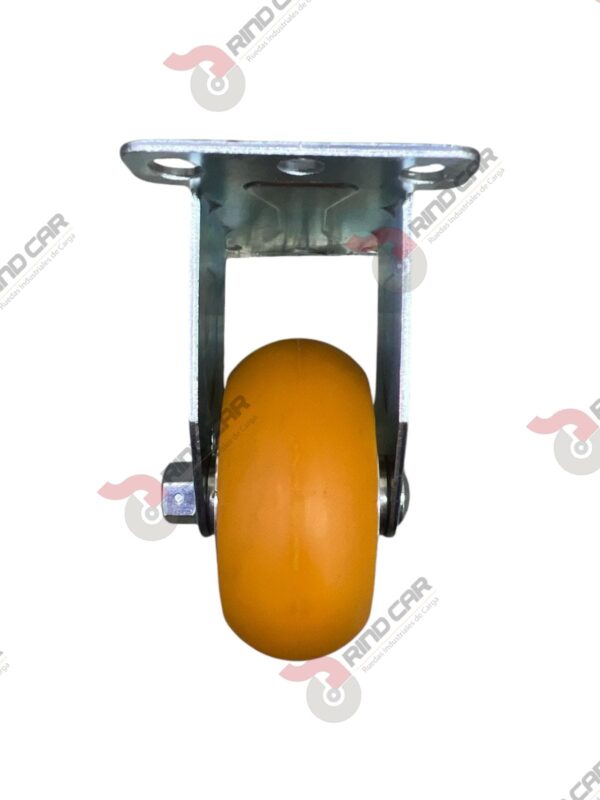 Rodaja Fija De Poliuretano Con Centro De Aluminio 3"x 1-1/4" CAP. 180 kg - Image 3
