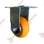 Rodaja Fija De Poliuretano Con Centro De Aluminio 3"x 1-1/4" CAP. 180 kg